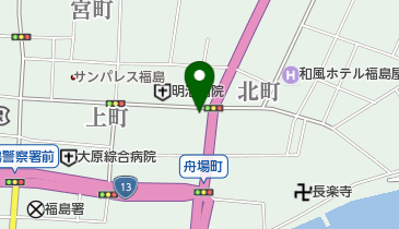 [EV]福島日産自動車(株) 福島BIG20 (旧ニッサンカースタジアム)の地図画像