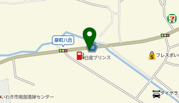 [EV]日産プリンス福島販売(株) いわき南店の地図画像