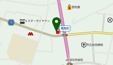 [EV]日産プリンス福島販売(株) 原町店の地図画像