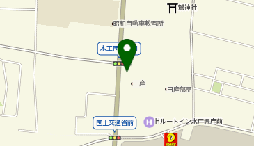 [EV]茨城日産自動車(株) 水戸千波店の地図画像