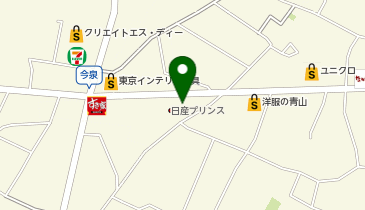 [EV]茨城日産自動車(株) プリンス古河店の地図画像