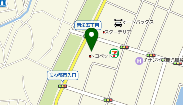 [EV]鹿児島トヨペット(株) 南栄店の地図画像