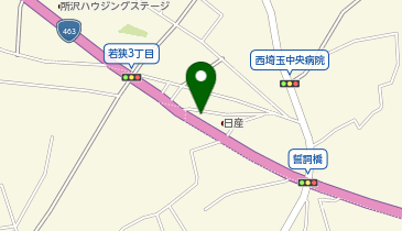 [EV]埼玉日産自動車(株) 所沢北野店の地図画像