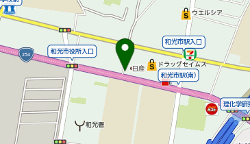 [EV]埼玉日産自動車(株) 和光店の地図画像