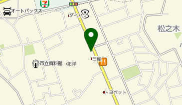 [EV]埼玉日産自動車(株) 草加店の地図画像