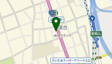 [EV](株)日産サティオ埼玉 与野店の地図画像