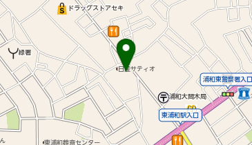[EV](株)日産サティオ埼玉 浦和大間木店の地図画像
