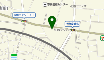 [EV]日産プリンス埼玉販売(株) 所沢上安松店の地図画像