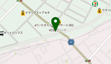 [EV]日産プリンス埼玉販売(株) 深谷店の地図画像