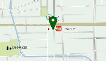 [EV]トヨタカローラネッツ岐阜(株) ネッツ北方店の地図画像