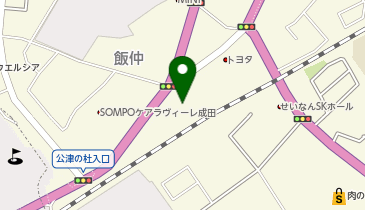 [EV]千葉日産自動車(株) 成田店の地図画像