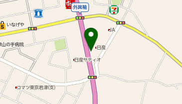 [EV]千葉日産自動車(株) 君津店の地図画像