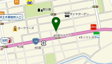 [EV](株)日産サティオ千葉 都町店の地図画像