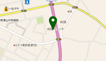 [EV](株)日産サティオ千葉 君津店の地図画像