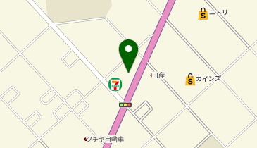 [EV](株)日産サティオ千葉 東金店の地図画像