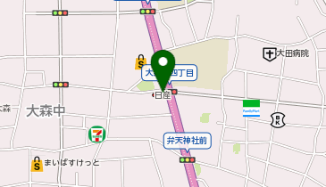 [EV]日産東京販売(株) 大森中店の地図画像