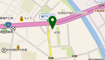 [EV]日産東京販売(株) 亀戸店の地図画像