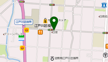 [EV]日産東京販売(株) 江戸川小松川店の地図画像