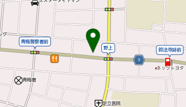 [EV]日産東京販売(株) 青梅店の地図画像