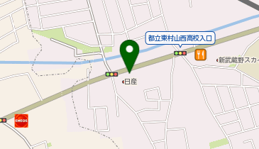 [EV]日産東京販売(株) 東村山店の地図画像