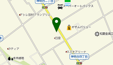 [EV]日産東京販売(株) 羽村産業通り店の地図画像