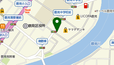 [EV]日産神奈川販売(株) 鶴見中央店の地図画像