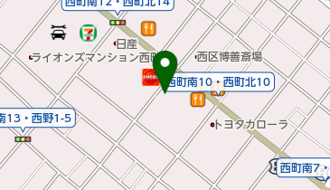 [EV]ネッツトヨタ札幌(株) 西町店の地図画像