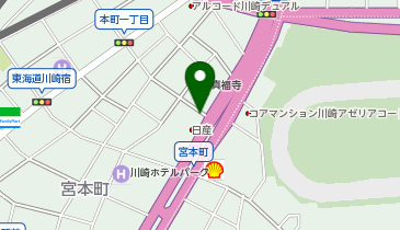 [EV]日産神奈川販売(株) 川崎六郷橋店の地図画像