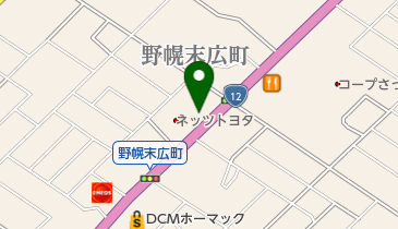 [EV]ネッツトヨタ札幌(株) 江別店の地図画像