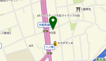 [EV]日産神奈川販売(株) 大和深見店の地図画像