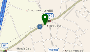 [EV]日産神奈川販売(株) 野川店の地図画像