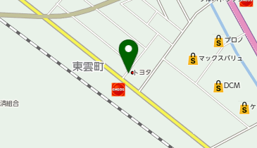 [EV]函館トヨタ自動車(株) 八雲店の地図画像