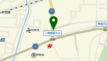 [EV]三重日産自動車(株) 伊勢神久店の地図画像