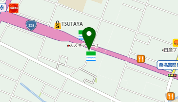 [EV]日産プリンス三重販売(株) 桑名安永店の地図画像