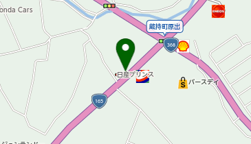 [EV]日産プリンス三重販売(株) 名張蔵持店の地図画像