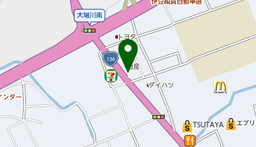 [EV]静岡日産自動車(株) 函南店の地図画像