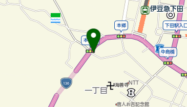 [EV]静岡日産自動車(株) 下田店の地図画像