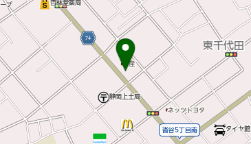 [EV]静岡日産自動車(株) 千代田店の地図画像