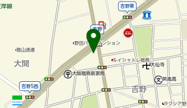 [EV]日産大阪販売(株) 福島店の地図画像