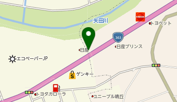 [EV]愛知日産自動車(株) 尾張旭店の地図画像