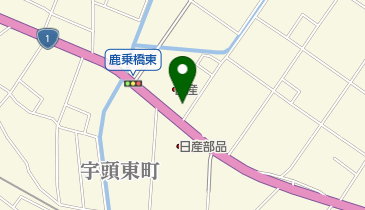 [EV]三河日産自動車(株) 日産ギャラリー岡崎宇頭の地図画像