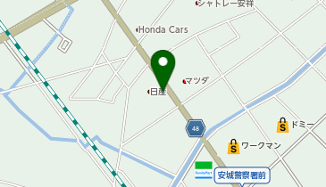 [EV]三河日産自動車(株) 日産ギャラリー安城の地図画像