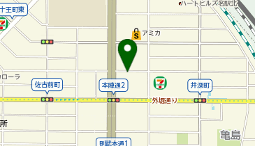 [EV]日産愛知販売(株) 中村亀島店の地図画像