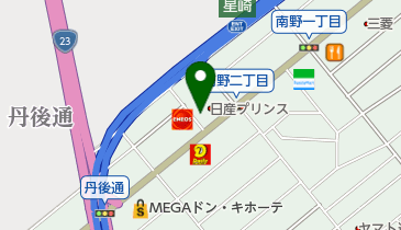 [EV]日産プリンス名古屋販売(株) 星崎店の地図画像