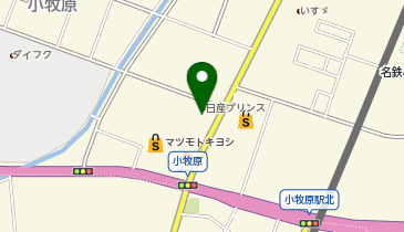 [EV]日産プリンス名古屋販売(株) 小牧原店の地図画像