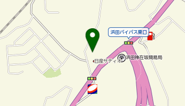 [EV](株)日産サティオ島根 浜田店の地図画像