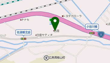 [EV]福山日産自動車(株) 佐波店の地図画像