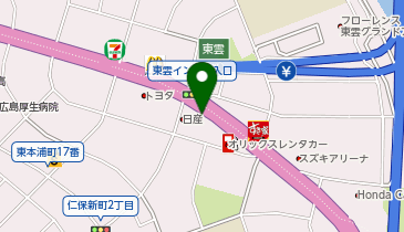 [EV]広島日産自動車(株) 仁保店の地図画像