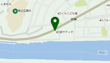 [EV](株)日産サティオ福山 三原皆実店の地図画像