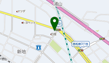 [EV]山口日産自動車(株) 周南浦山店の地図画像